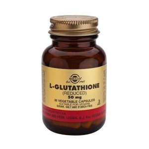 L-GLUTATHIONE 50MG SOLGAR 30 CAP.