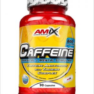 CAFFEINE & TAURINE 600MG 90 CAPS.AMIX