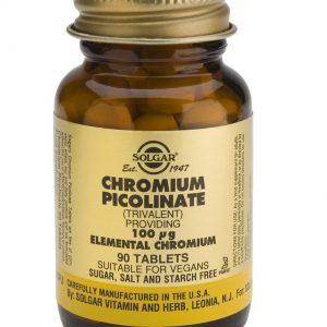 CHROMIUM PICOLINATE 100 UG 90 TAB. SOLGA