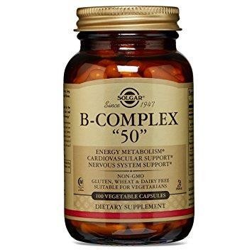 B-COMPLEX 50 SOLGAR 50 CAPS B-COMPLEX 50 SOLGAR 50 CAPS