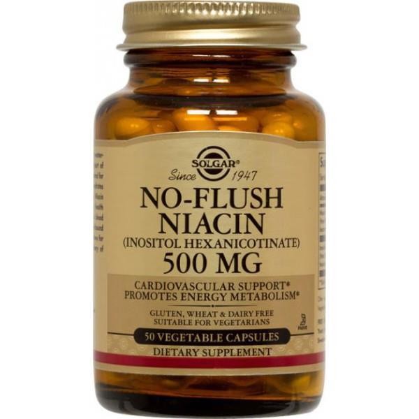 NO-FLUSH NIACIN 500MG 50 CAP. SOLGAR NO-FLUSH NIACIN 500MG 50 CAP. SOLGAR