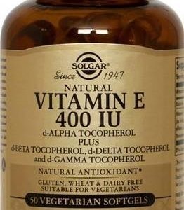 VITAMINA E 400 UI SOLGAR 50 CAP