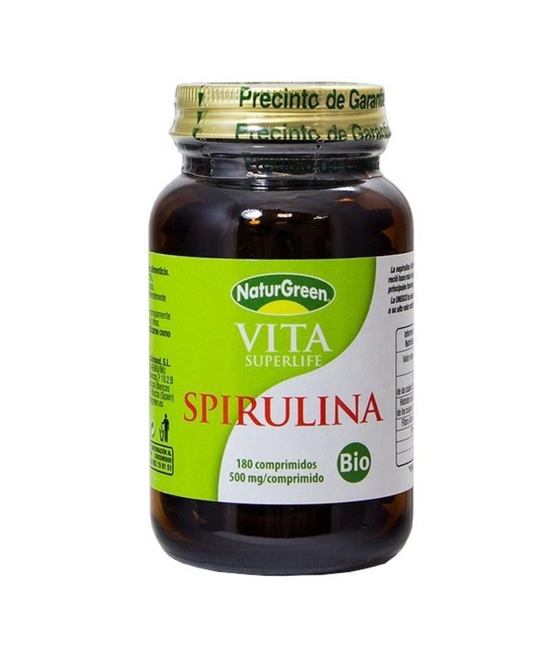 ESPIRULINA 180 COMPRIMIDOS NATURGREEN ESPIRULINA 180 COMPRIMIDOS NATURGREEN